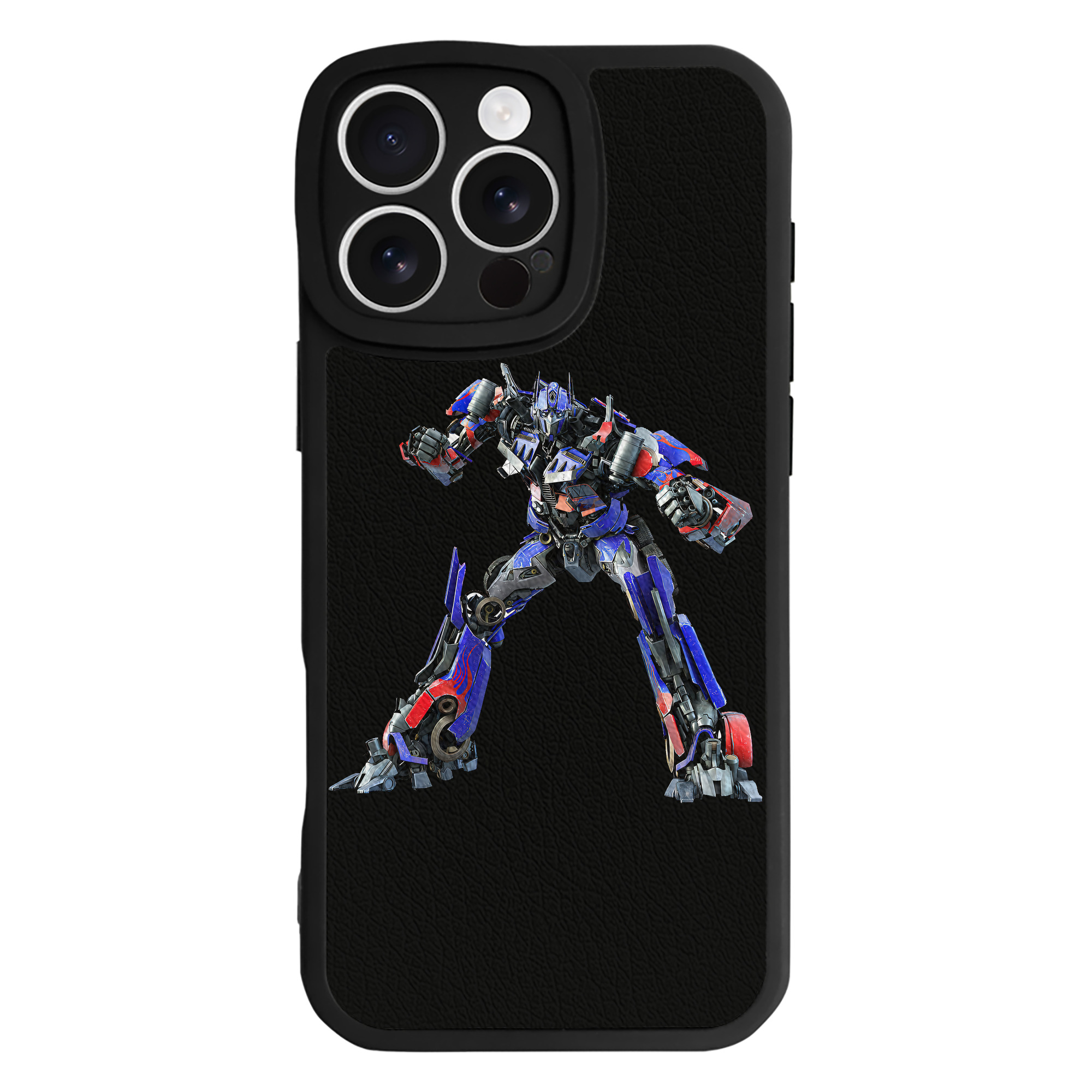 （画像用） Transformers トランスフォーマー 【iPhone 16シリーズ対応】シリコンスマホケース（レザー調） 材質：シリコン
